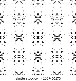 Black and white mesh pattern. Black pattern on a white background.For decorating fabric, paper, wallpaper, and packaging.