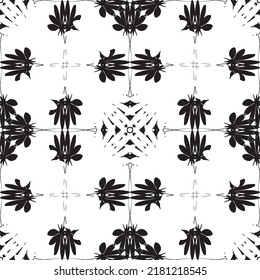 Schwarz-Weiß-Maschenmuster Schwarzes Muster auf weißem Hintergrund.Für die Dekoration von Stoff, Papier, Tapete und Verpackung.
