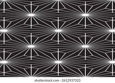 Black and white mesh pattern. White pattern on a black background.For decorating fabric, paper, wallpaper, and packaging.
