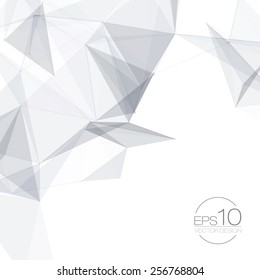 Black and White Mesh Vector Background | EPS10 Design