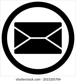 BLACK WHITE MESSAGE SYMBOL ICON DESIGN VECTOR
