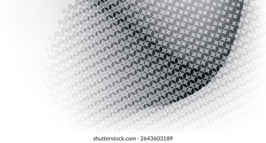 black white Metal mesh seamless pattern. dots effect in black and white color. Halftone dots. Background with monochrome dotted texture. Polka dot pattern template. circle dot.