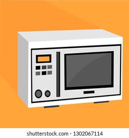 black and white microwave