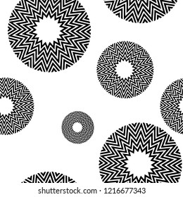 Black and white minimal geometric pattern