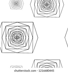 Black and white minimal geometric pattern