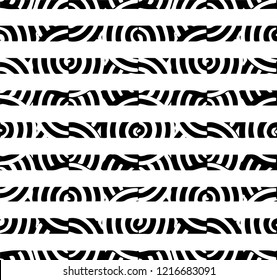 Black and white minimal geometric pattern