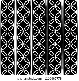Black and white minimal geometric pattern
