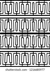 Black and white minimal geometric pattern