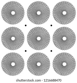 Black and white minimal geometric pattern