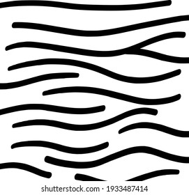 black and white minimalist zebra pattern