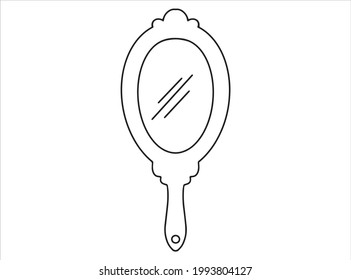 Ilustración vectorial de dibujo de mirriadas en blanco y negro para libro de coloreado.