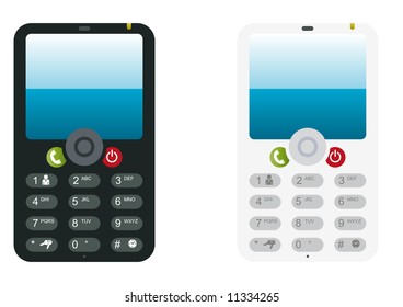 black white mobile