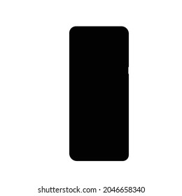diseño vectorial de teléfonos móviles en blanco y negro