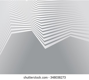 black and white mobious wave stripe optical abstract design