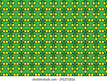 Black and White Modern Abstract Pattern. Vector