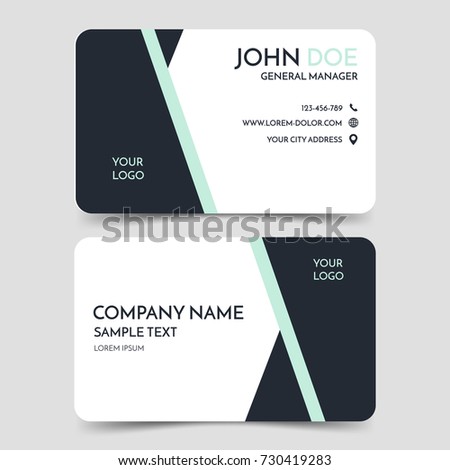 black white modern business card template stock vector royalty free black and white business cards templates free