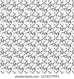 Black and white modern geometric pattern. beautiful stylish background texture creative and seamless tile or fabric design