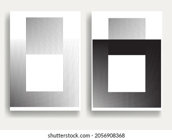 Black and white modern minimal background . Vector design composition with various geometric shapes . Abstract contemporary art . New modernism design.