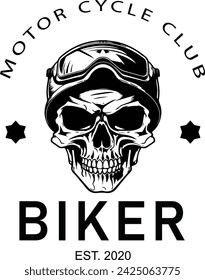 Black and White Modern Motorcycle Club Sports T-Shirt