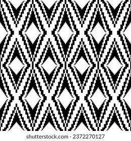 Black and white modern seamless design