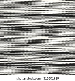Black and white modern stroke seamless pattern.