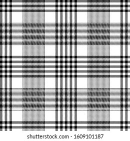 Black and White modern tartan plaid Scottish seamless pattern.Texture from plaid, tablecloths, clothes, shirts, dresses, jacket, skirt, paper, blankets and other textile products.