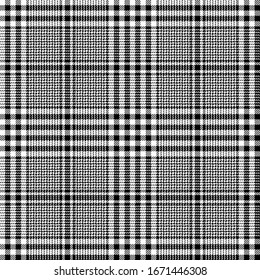 Black and White modern tartan plaid Scottish seamless pattern.Texture from plaid, tablecloths, clothes, shirts, dresses, jacket, skirt, paper, blankets and other textile products.