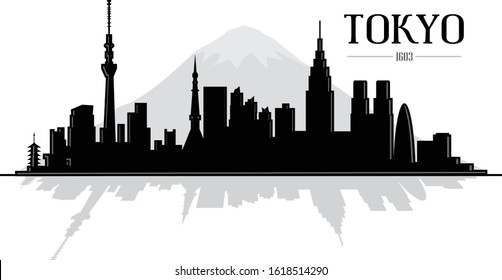 街 東京 シルエット の画像 写真素材 ベクター画像 Shutterstock