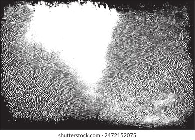 black and white monochrome overlay grunge gritty texture, vector illustration background texture. EPS 10