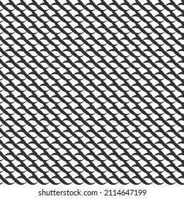 Black and white, monochrome seamlessly repeatable geometric pattern, texture, background, backdrop