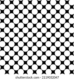 Black and white, monochrome seamlessly repeatable geometric pattern, texture, background, backdrop