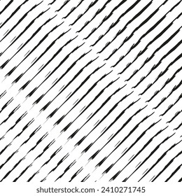 Patrón geométrico homogéneo en blanco y negro, monocromo y perfectamente repetible. Ilustración vectorial. EPS 10.