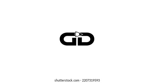 black and white monogram vector logo