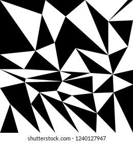 Black and white mosaic pattern