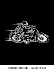 Black and white motorcycles 23