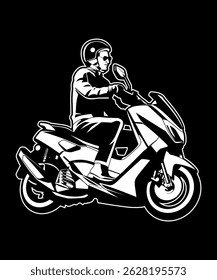 Black and white motorcycles 42