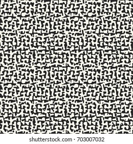Black And White Mottled Broken Graphic Pattern