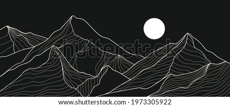 Similar – Image, Stock Photo Mountain peaks in the clouds