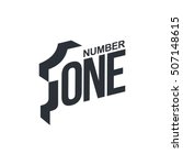 Black and white number one diagonal logo template, vector illustrations isolated on white background. Graphic logo with diagonal logo with three dimensional number one