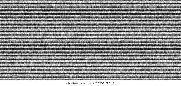 Padrão de pontos de nylon preto e branco. Textura sem costura de tecido de malha esportiva, tecido sintético para equipamentos esportivos e roupas ativas, fundo vetorial para projetos de design.