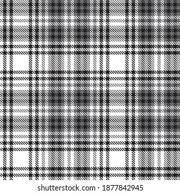 Black and White Ombre Plaid textured seamless pattern suitable for fashion textiles and graphics