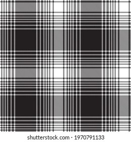 Black   White Ombre Plaid textured seamless pattern suitable for fashion textiles   graphics