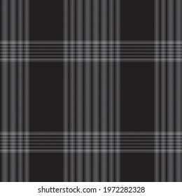Black and White Ombre Plaid textured seamless pattern suitable for fashion textiles and graphics