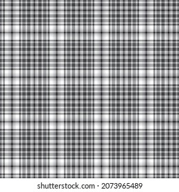 Black and White Ombre Plaid textured seamless pattern suitable for fashion textiles and graphics