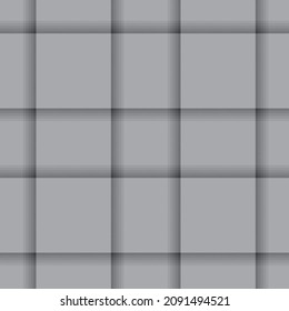 Black and White Ombre Plaid textured seamless pattern suitable for fashion textiles and graphics