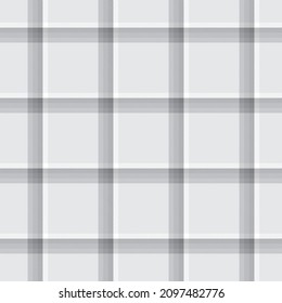 Black and White Ombre Plaid textured seamless pattern suitable for fashion textiles and graphics