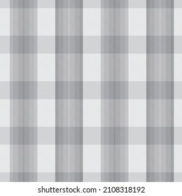 Black and White Ombre Plaid textured seamless pattern suitable for fashion textiles and graphics