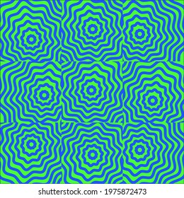 black and white optical art wave line background. Vector illustration. for textile fabric printing