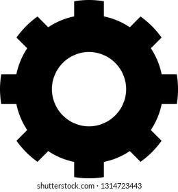 black white options tool icon vector eps illustration 