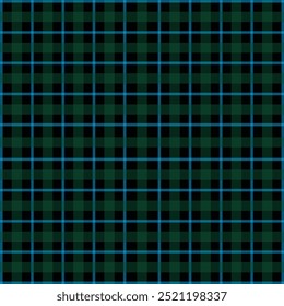 Schwarze, weiße und orangefarbene Vektor nahtlose Check-Plaid-Muster.